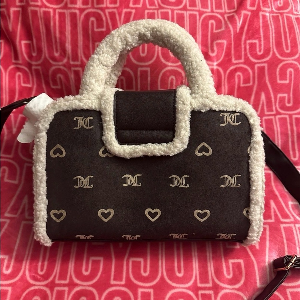 Juicy Couture Pink and Black Interior Handbag - Picture 3 of 4